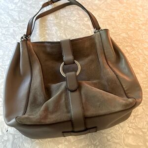 Michael Kors - Grey Leather & Suede tote